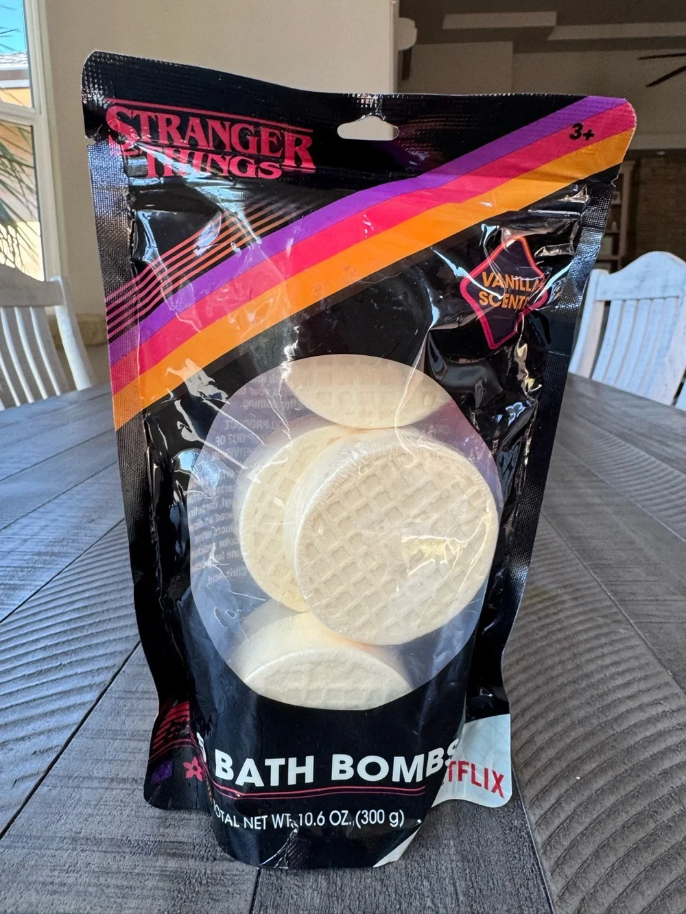 Stranger Things - Netflix Eggo-Inspired  Vanilla Scented Bath Bombs (NEW)